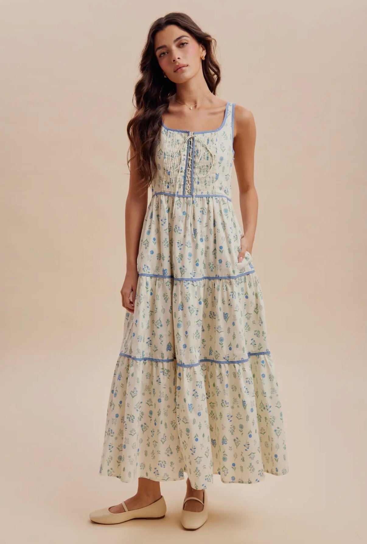 Josephine Floral Midi Dress
