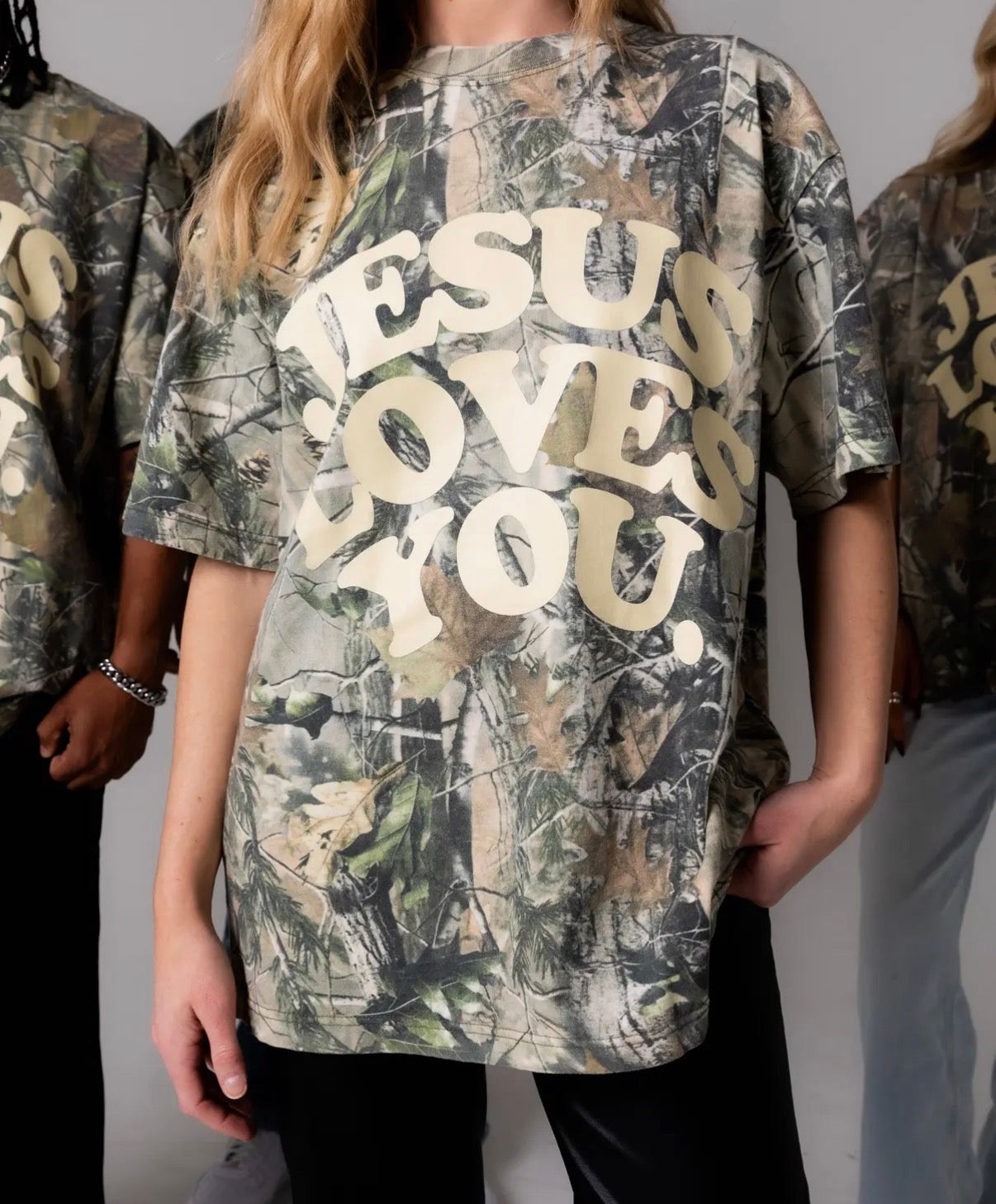 JESUS LOVES YOU Camo T-shirt