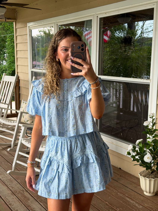 Lilah Floral Skirt Set