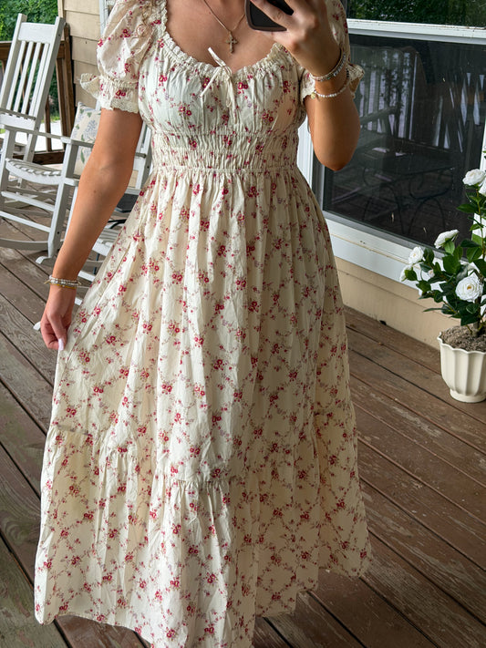 Ruby Floral Midi Dress