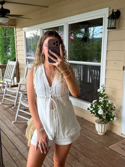 Julia Lace Shorts Set