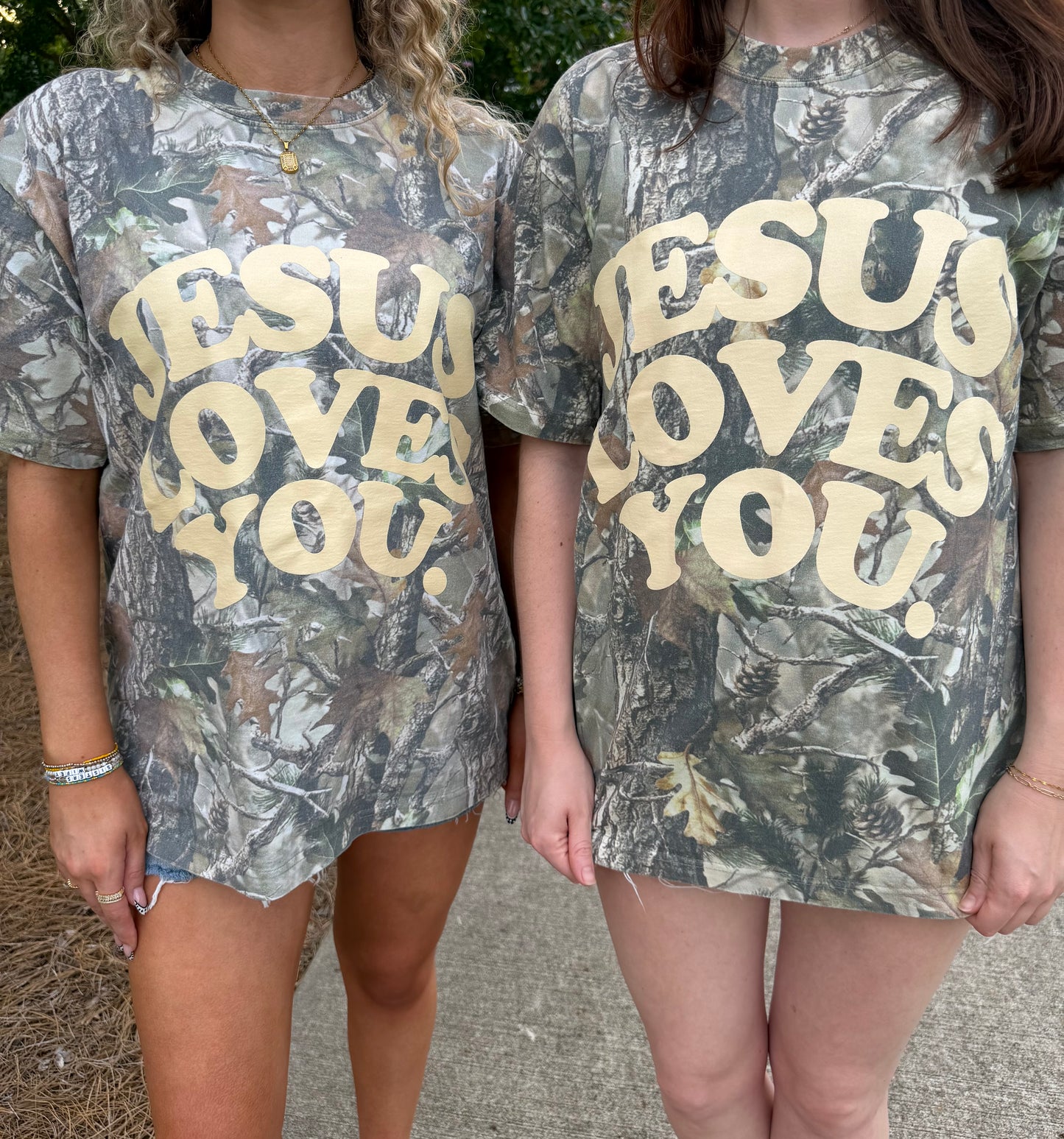 JESUS LOVES YOU Camo T-shirt
