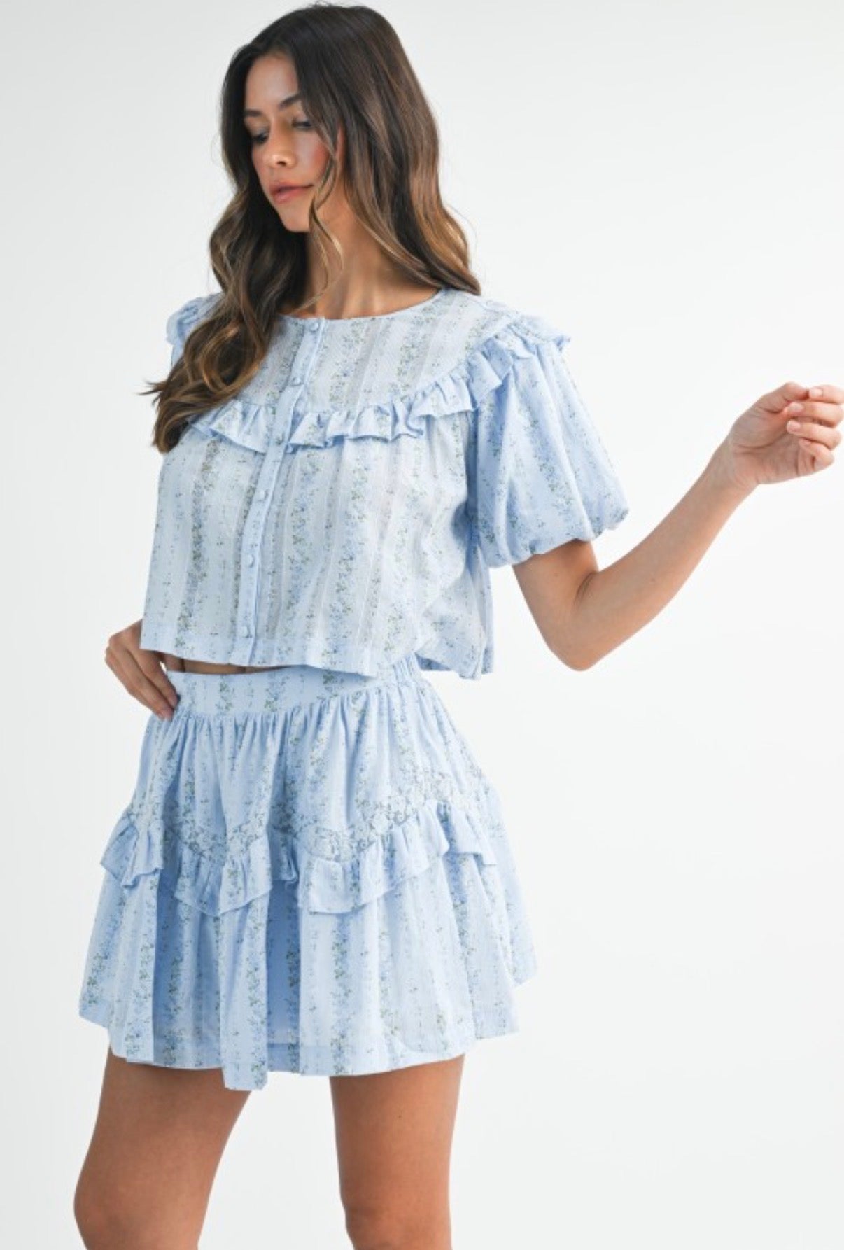 Lilah Floral Skirt Set